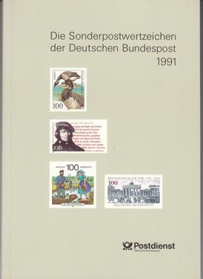 Bund Jahrbuch 1991 Die Sonderpostwertzeichen postfrisch/ MNH - komplett