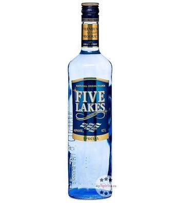 Five Lakes Vodka 0,7l (, 0,7 Liter) (40 % Vol., hide)