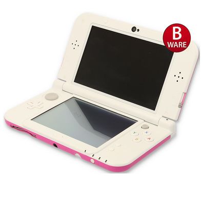 New Nintendo 3DS XL Konsole in Pink / Weiss + Ladekabel #55B