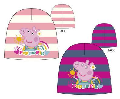 Disney Peppa Pig Wutz Mütze für Mädchen rosa / pink 52-54