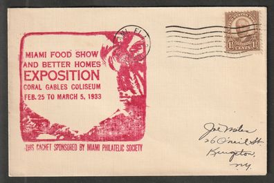 USA Miami Lebensmittelausstellung und bessere Häuser gelaufen 1933