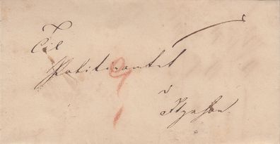 vollständiger Vorphilabrief aus dem Jahr 1839 von ? nach Itzehoe