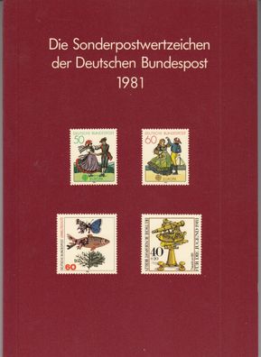 Bund Jahrbuch 1981 Die Sonderpostwertzeichen postfrisch/ MNH - komplett