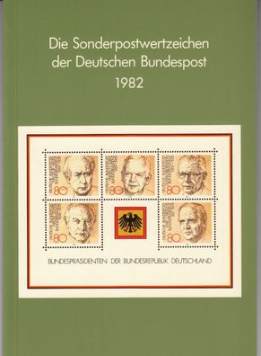 Bund Jahrbuch 1982 Die Sonderpostwertzeichen postfrisch/ MNH - komplett