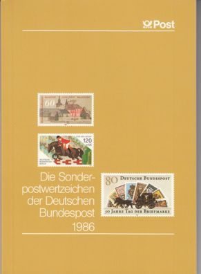 Bund Jahrbuch 1986 Die Sonderpostwertzeichen postfrisch/ MNH - komplett