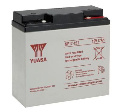 Yuasa NP17-12I Industrial 12V/17Ah VRLA Batterie VdS AGM-Blockbatterie
