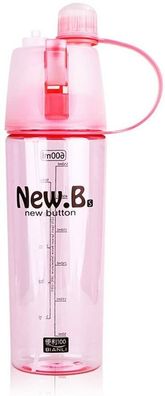New.B. Kunststoffflasche 600 ml Rosa