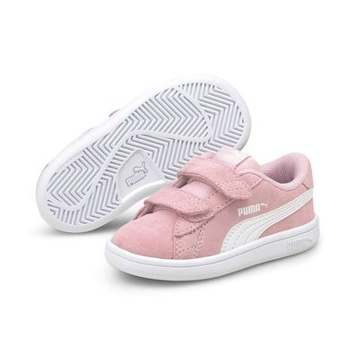 Puma Smash v2 SD V Inf Low Top Kinder Schuhe Sneaker Pink