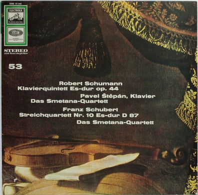 EMI SME 91 445 - Klavierquintett Es-Dur Op.44 - Streichquartett Nr.10 Es-Dur D 8