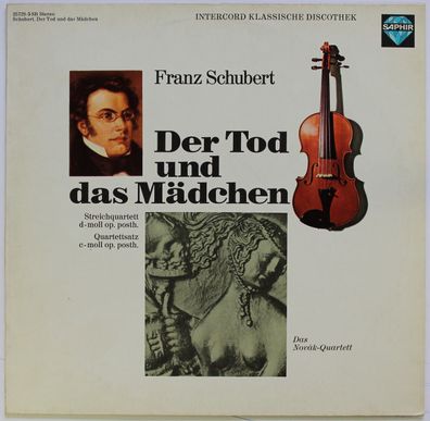 Saphir 25 729-5 - Streichquartett D-moll Op. Posth. "Der Tod Und Das Mädchen" /