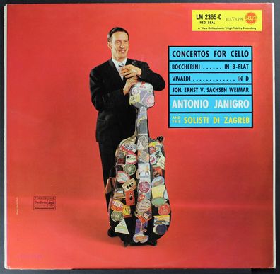 RCA Victor Red Seal LM-2365-C - Concertos For Cello