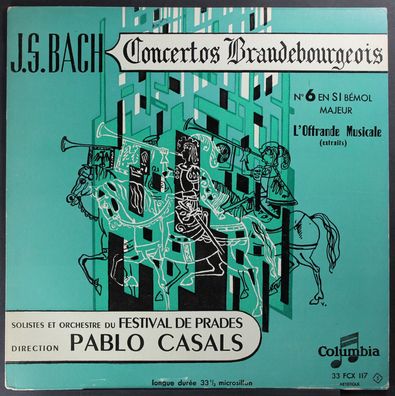 Columbia (2) 33 FCX 117 - Concertos Brandebourgeois