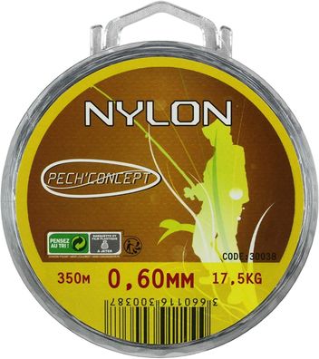 PECH'CONCEPT Nylon Cristal Transparent 60/100 350M Angeln