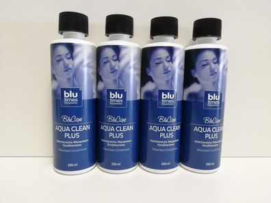 BluTimes Mehrbereichs-Wasserbett-Konditionierer AquaClean Plus 4 Flaschen