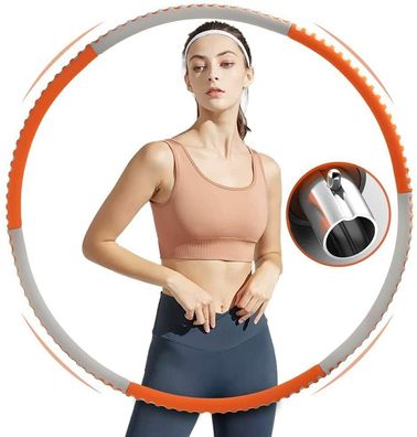 Jubliss Hoola Hoop Reifen für Erwachsene, Fitness Reifen Hoop zur Gewichtsredukt