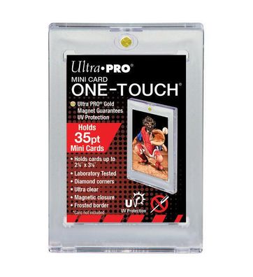 Ultra Pro 25x Mini One-Touch 35pt Magnetic Trading Card Holder Mags