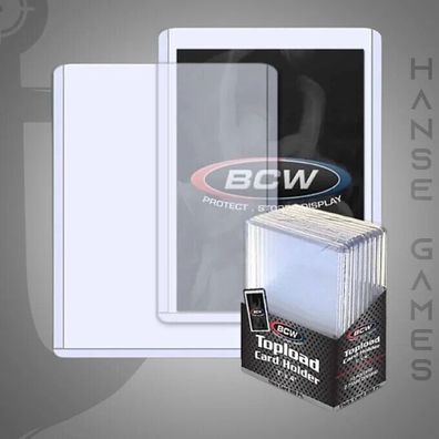 BCW Toploader 3"x4" Thick Cards 108 pt. (10 Stück) Kartenschutzhüllen