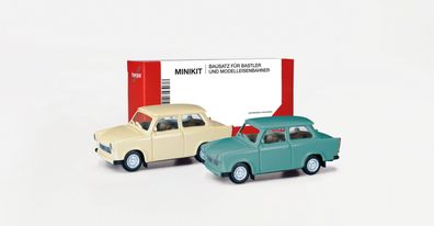 Herpa 013901 | MiniKit | 2 x Trabant 601 Limousine | 1:87