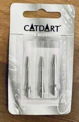 Cat Dart-Schäfte Alu-Silber, 35 mm