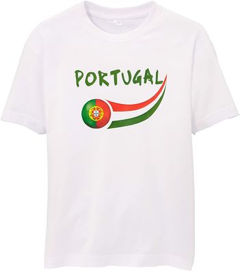 Portugal Unisex Kinder Fan T-Shirt 4-5 Jahre