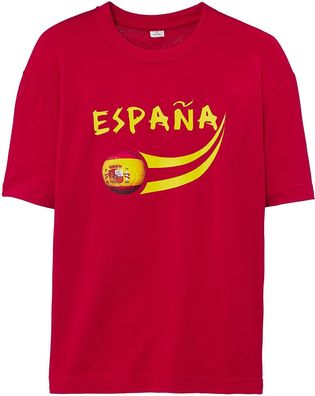Supportershop Unisex Kinder Spain Fan T-Shirt