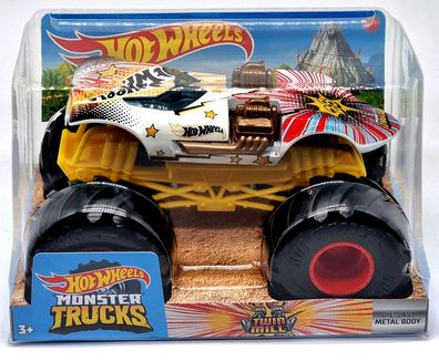 Hot Wheels cars 1:24 Metal Body Monster Trucks Twin Mill / Verpackung Defekt