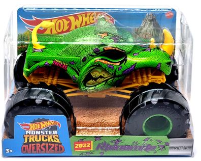 Hot Wheels Großes Auto / cars 1:24 Metal Body Monster Trucks Rhinomite