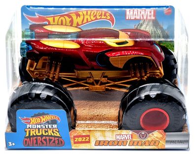 Hot Wheels Großes Auto / cars 1:24 Metal Body Monster Trucks Iron Man