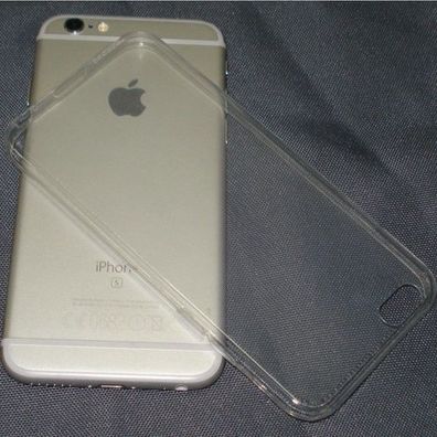 Silikon Handyhülle Schutz Hülle Apple iPhone 6 Plus Transparent Case Cover