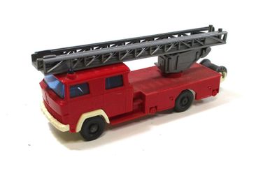 Automodell H0 Wiking Magirus Drehleiter Feuerwehr