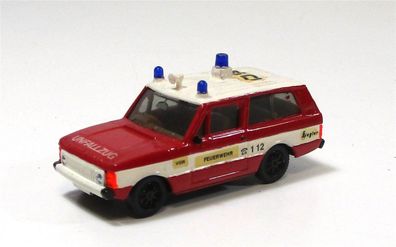 Automodell H0 Herpa Range Rover Feuerwehr