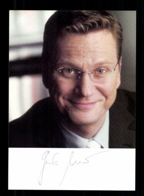 Guido Westerwelle FDP Autogrammkarte Original Signiert # BC 203334