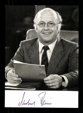 Norbert Blüm 1935-2020 CDU Bundesminister Original Signiert # BC 203361