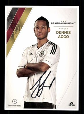 Dennis Aogo DFB Autogrammkarte 2012 Original Signiert