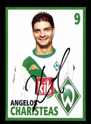 Angelos Charisteas Autogrammkarte Werder Bremen 2004-05 Original Signiert