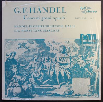 Fontana 875 020 CY - Concerti Grossi Opus 6 Band I Nr. 1, 2 & 3