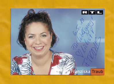 Franziska Traub ( deutsche Schauspielerin ) - - persönlich signiert