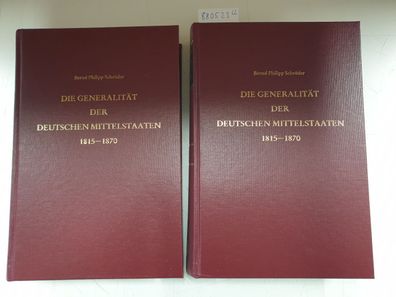 Handbuch der deutschen Generalität / Die Generalität der Deutschen Mittelstaaten 1815