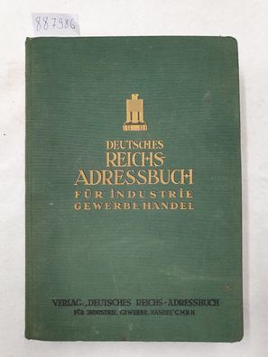 Deutsches Reichs-Adressbuch für Industrie, Gewerbe, Handel 1939 :