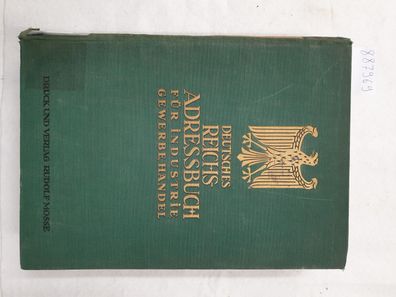 Deutsches Reichs-Adressbuch für Industrie, Gewerbe, Handel 1933 (Band IV) :