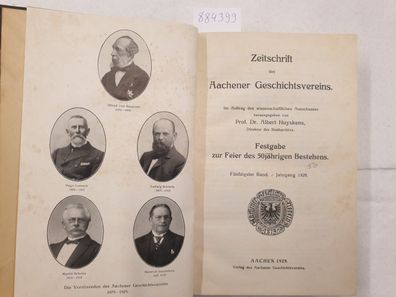 Zeitschrift des Aachener Geschichtsvereins - Band 50 (Jahrgang 1928) :
