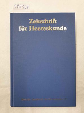 Zeitschrift für Heereskunde : Reprint : 1959/61 : Nr.162-178 : in einem Band :