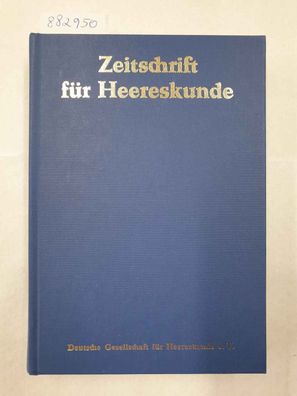 Zeitschrift für Heereskunde : Reprint : 1965/66 : Nr. 197-208 : in einem Band :