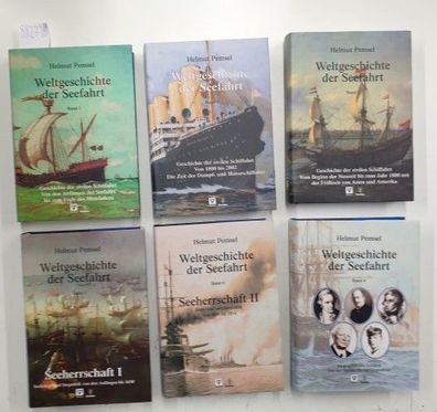 Weltgeschichte der Seefahrt, Band 1 bis 6 : Konvolut aus 6 Büchern : [sehr gut + ] :
