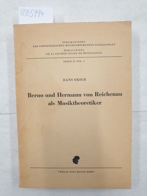 Berno und Hermann von Reichenau als Musiktheoretiker.