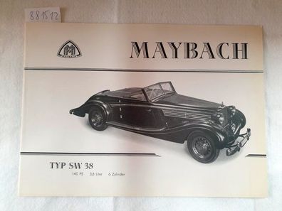 Maybach TYP SW 38, Reprint der Autowerbung :