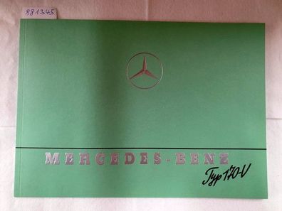 Mercedes-Benz Typ 170-V : Prospekt : Reprint : (neuwertig) :