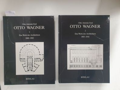 Otto Wagner : Das Werk des Architekten : Band 1 und 2 : 2 Bände : Komplett :