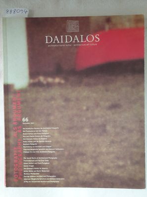 Daidalos : Architektur Kunst Kultur : Nr. 66 : 1997 : Fotografie als Argument / Photo