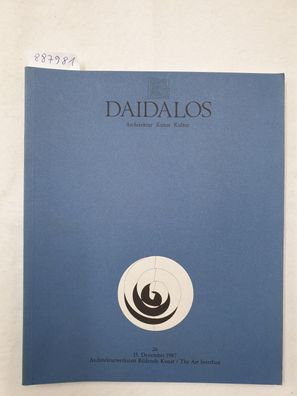 Daidalos : Architektur Kunst Kultur : Nr. 26 : 1987 : Architekturwerkstatt Bildende K